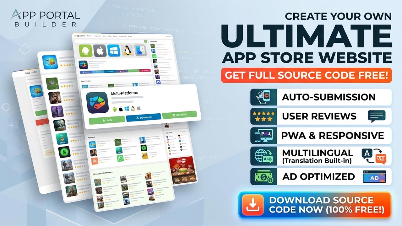 Free App Portal Script with Auto-Submission
