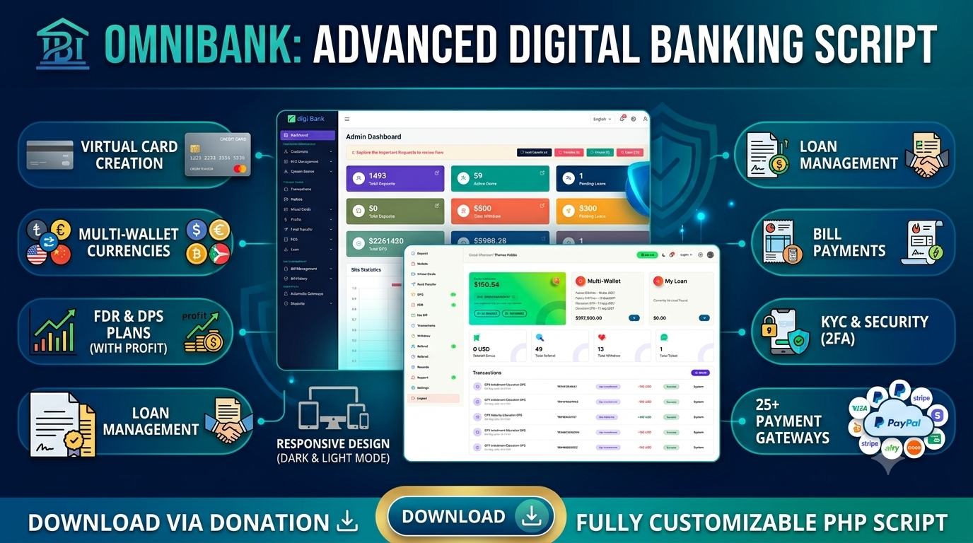 Ultimate Digital Banking Solution: Virtual Card, Multi-Wallet & Rewards