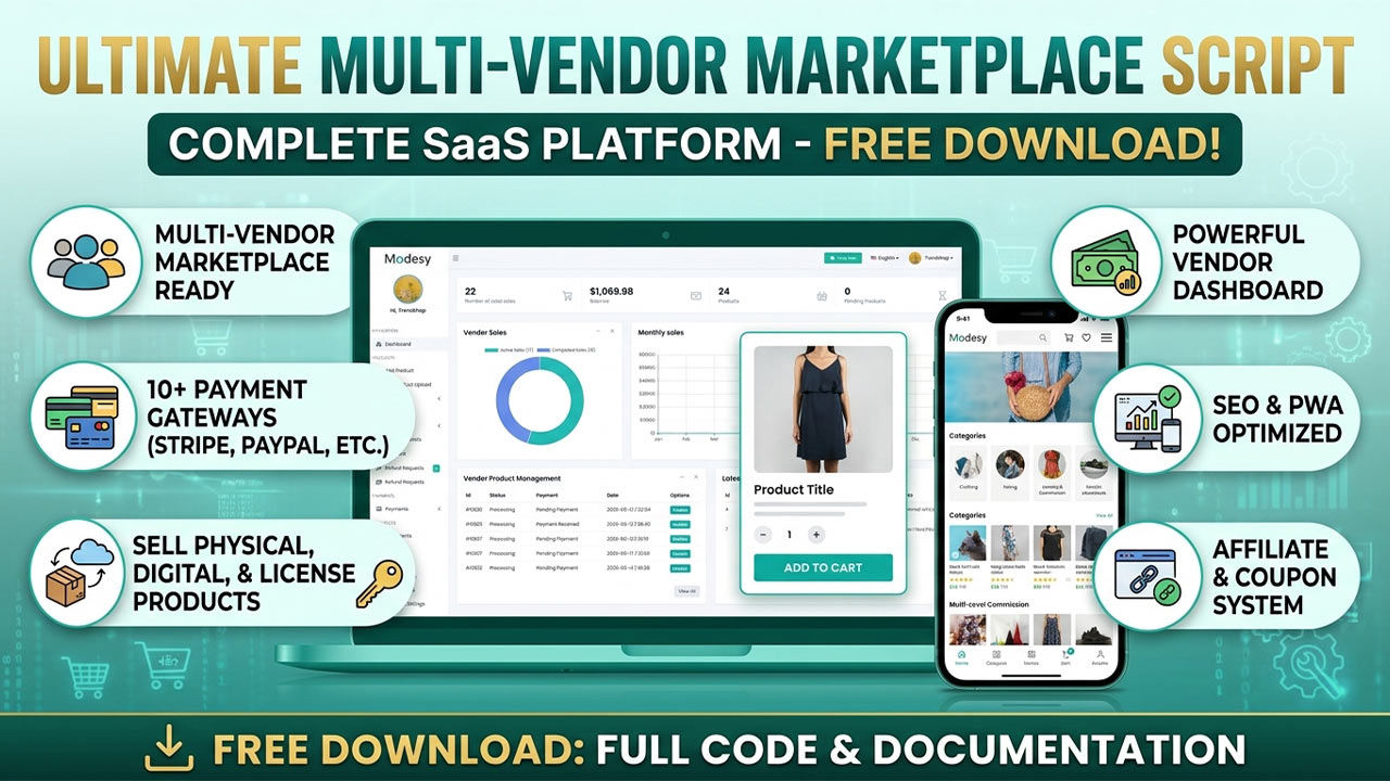 Ultimate Multi-Vendor E-Commerce & Marketplace SaaS Script